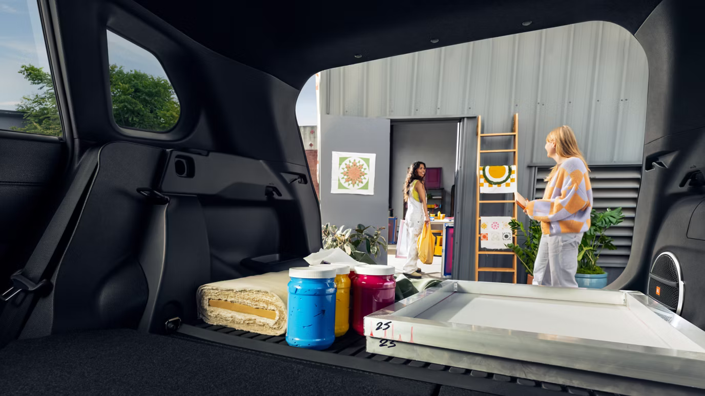 Loading the cargo area of the 2026 Toyota Corolla Cross