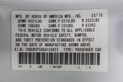 2016 Honda Accord Sport