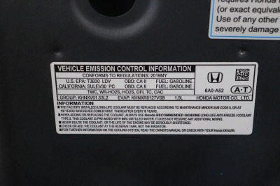 2019 Honda Accord Sedan LX 1.5T