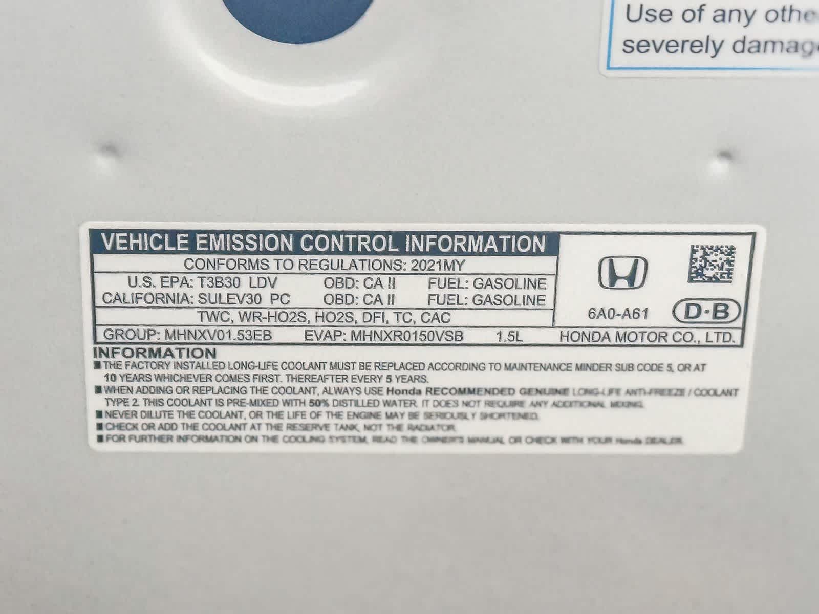 2021 Honda Accord Sedan Sport SE