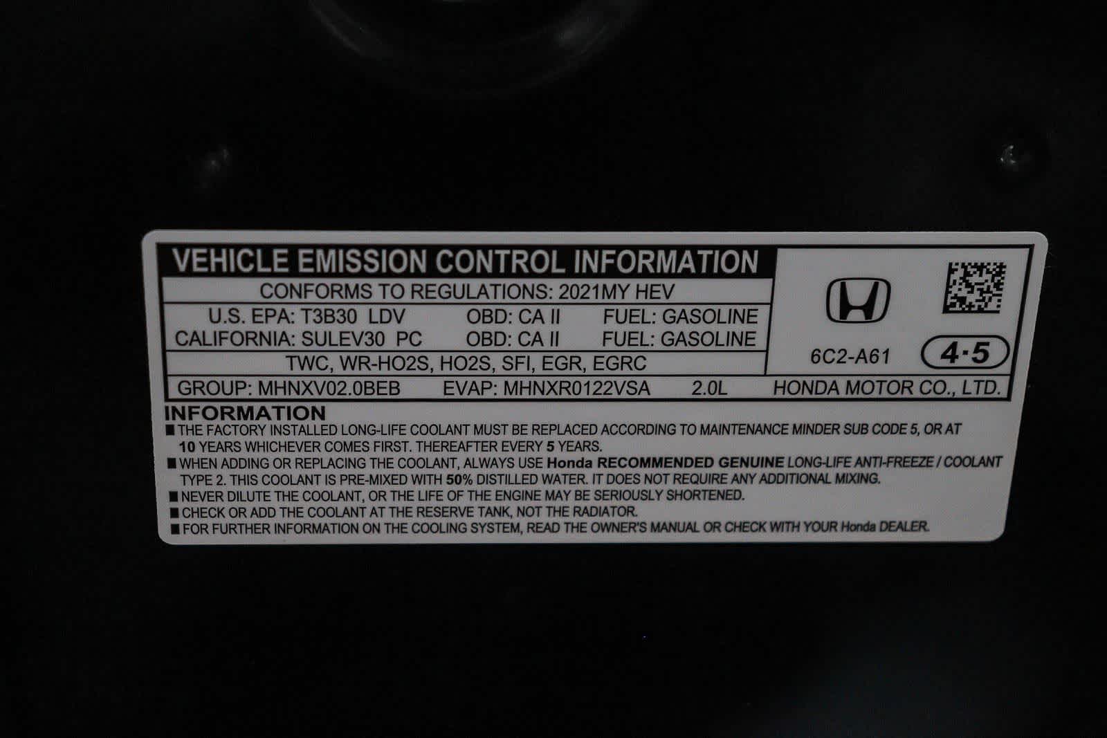 2021 Honda Accord Hybrid EX-L