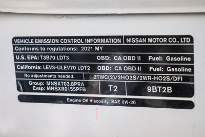2021 Nissan Frontier SV