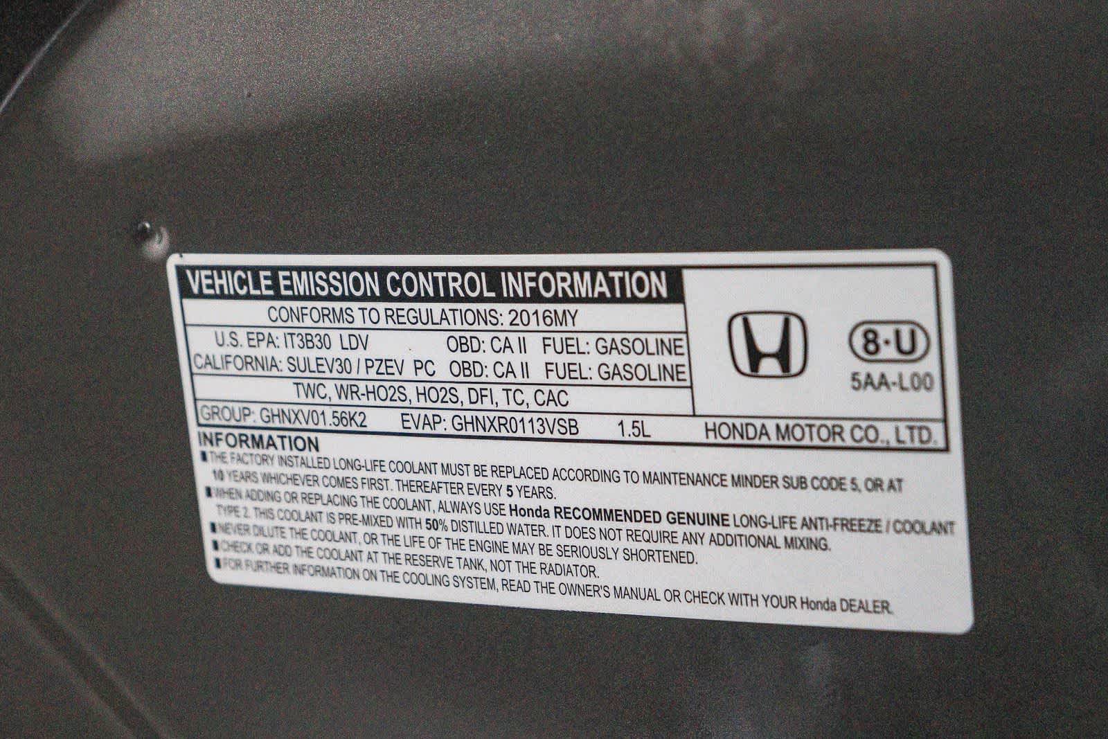 2016 Honda Civic Sedan Touring