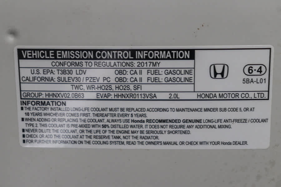 2017 Honda Civic Sedan EX