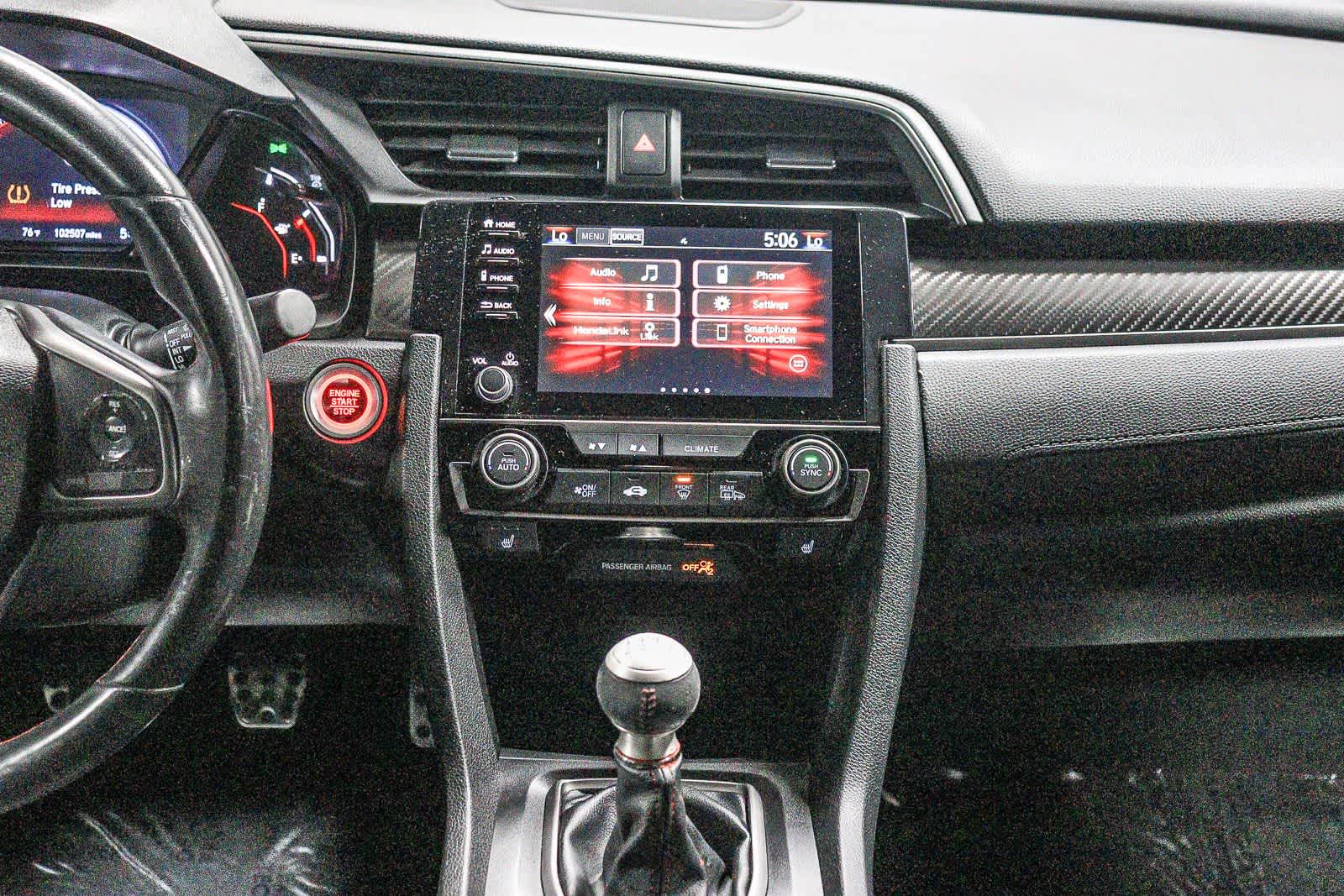 2019 Honda Civic Si Manual