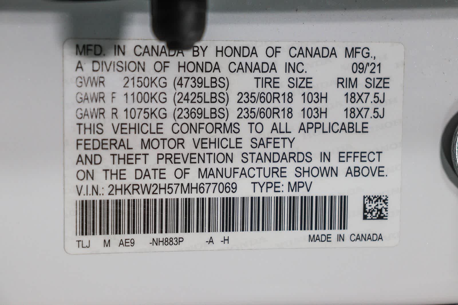 2021 Honda CR-V EX