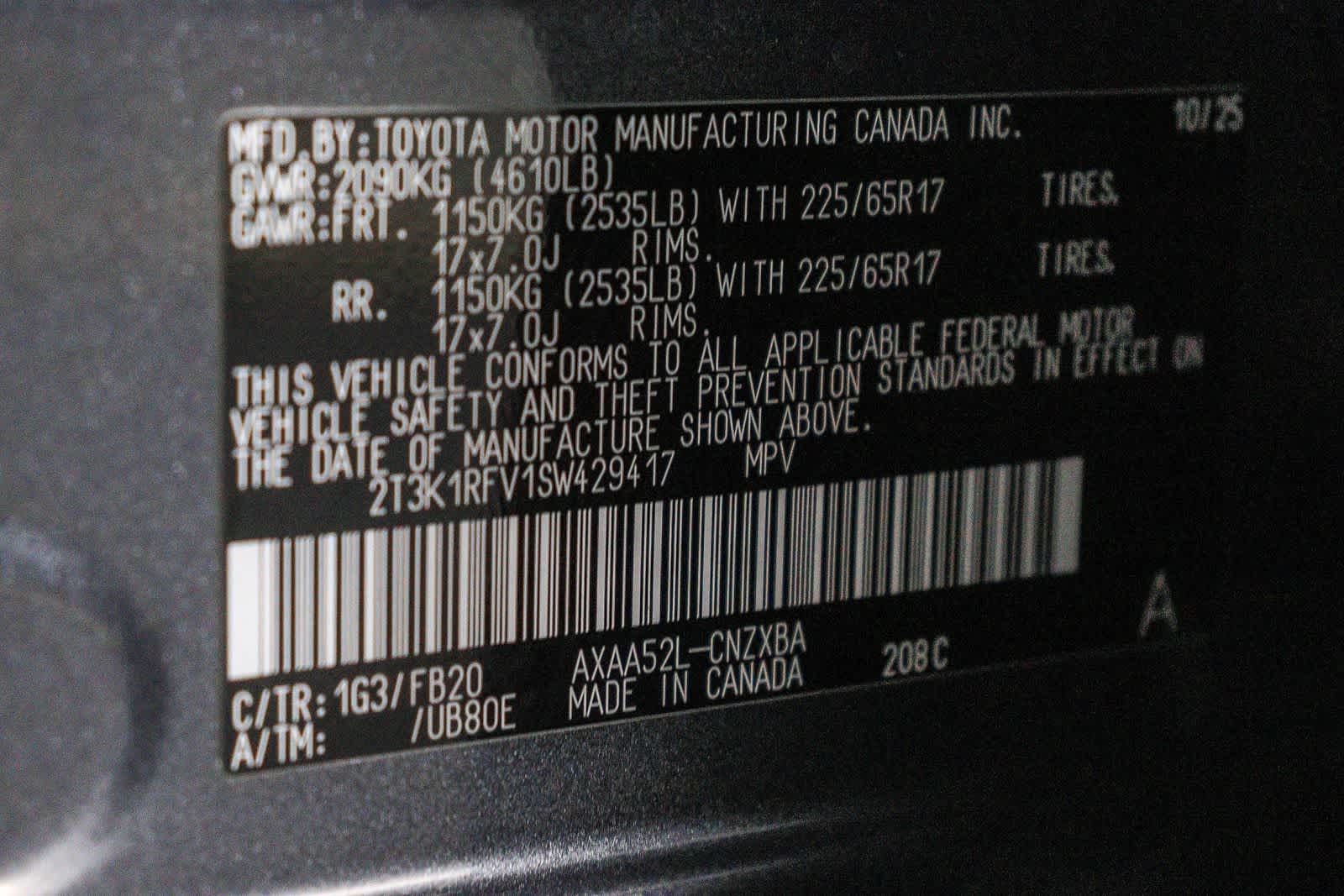 2025 Toyota RAV4 LE