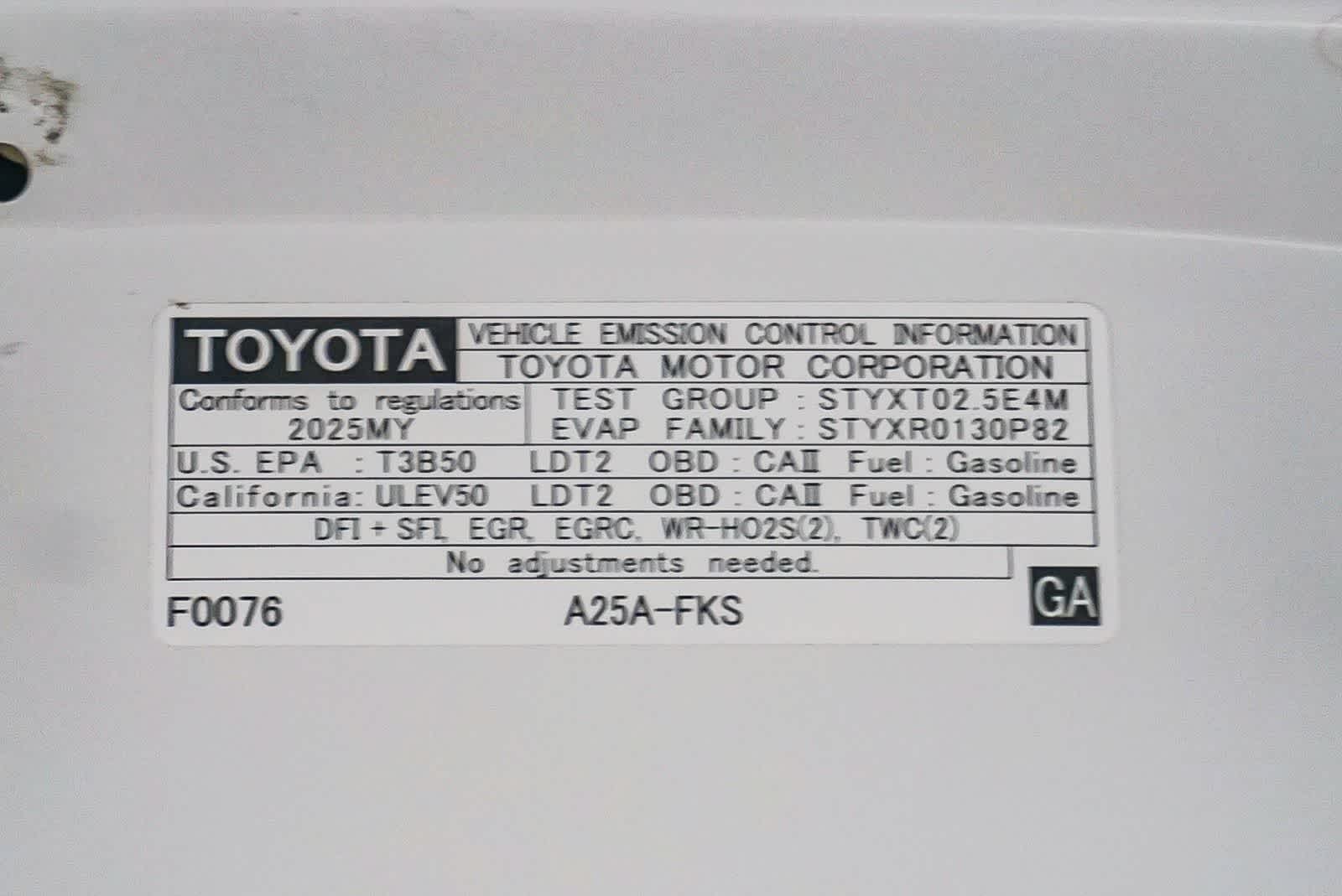 2025 Toyota RAV4 XLE