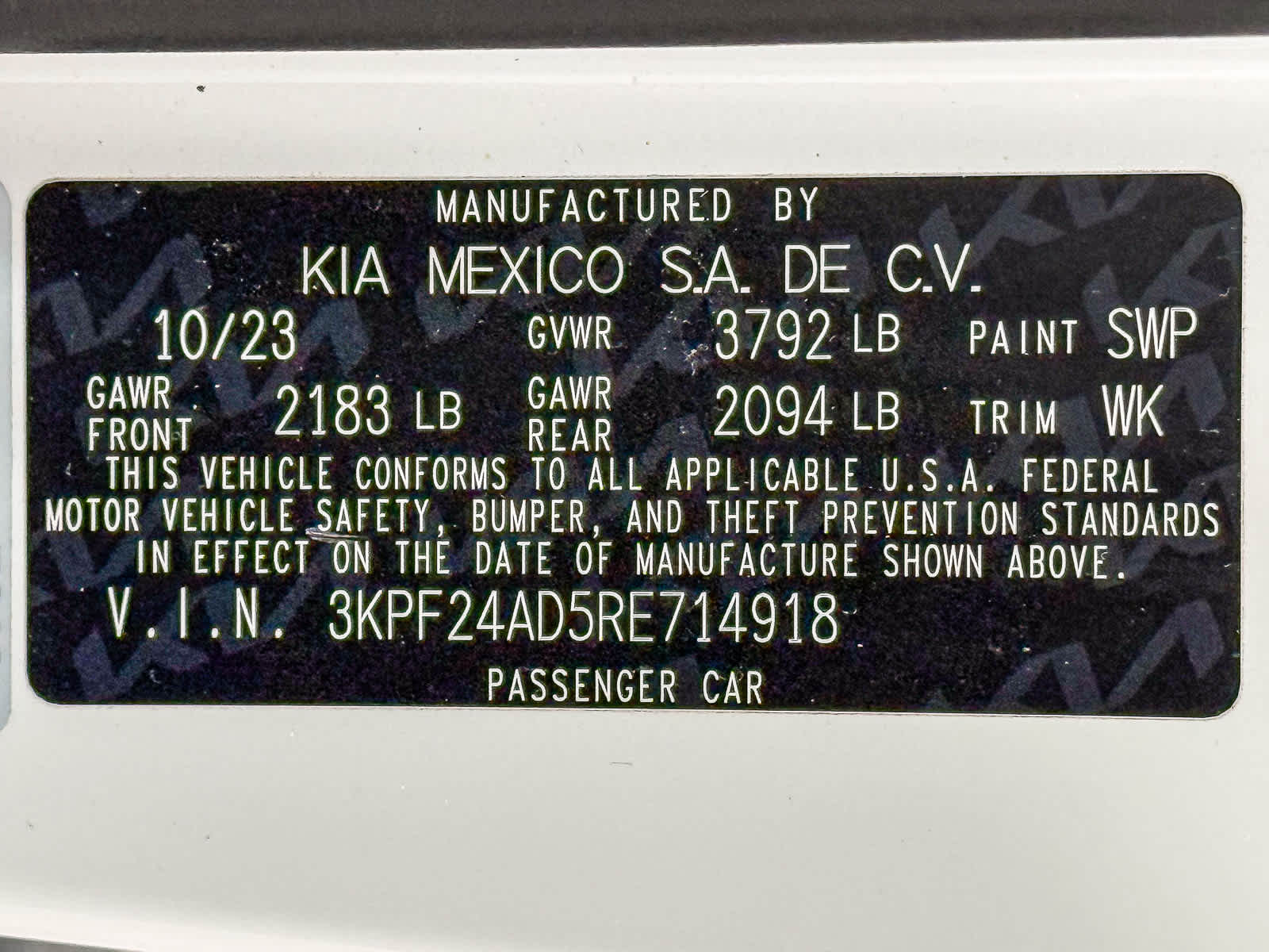 2024 Kia Forte LXS