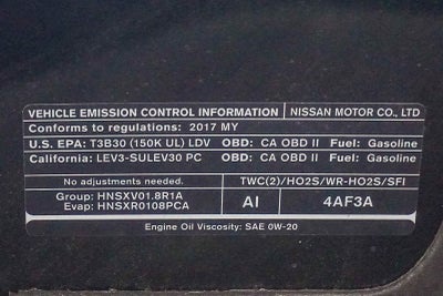 2017 Nissan Sentra SV