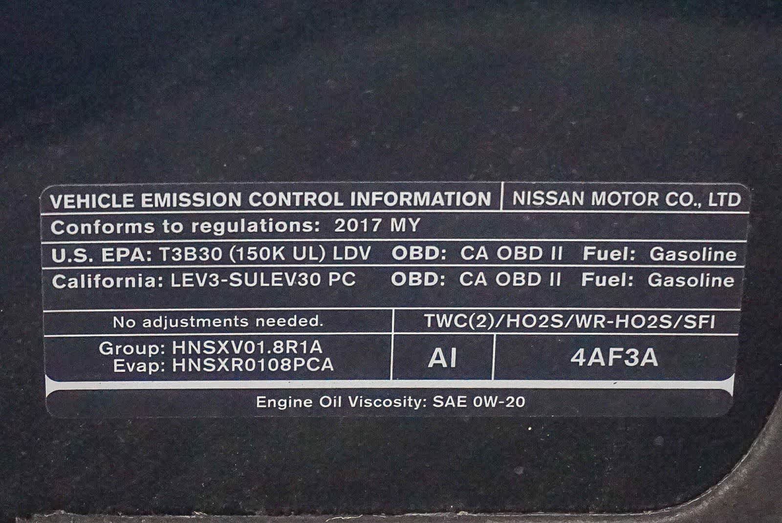 2017 Nissan Sentra SV