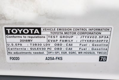 2018 Toyota Camry LE