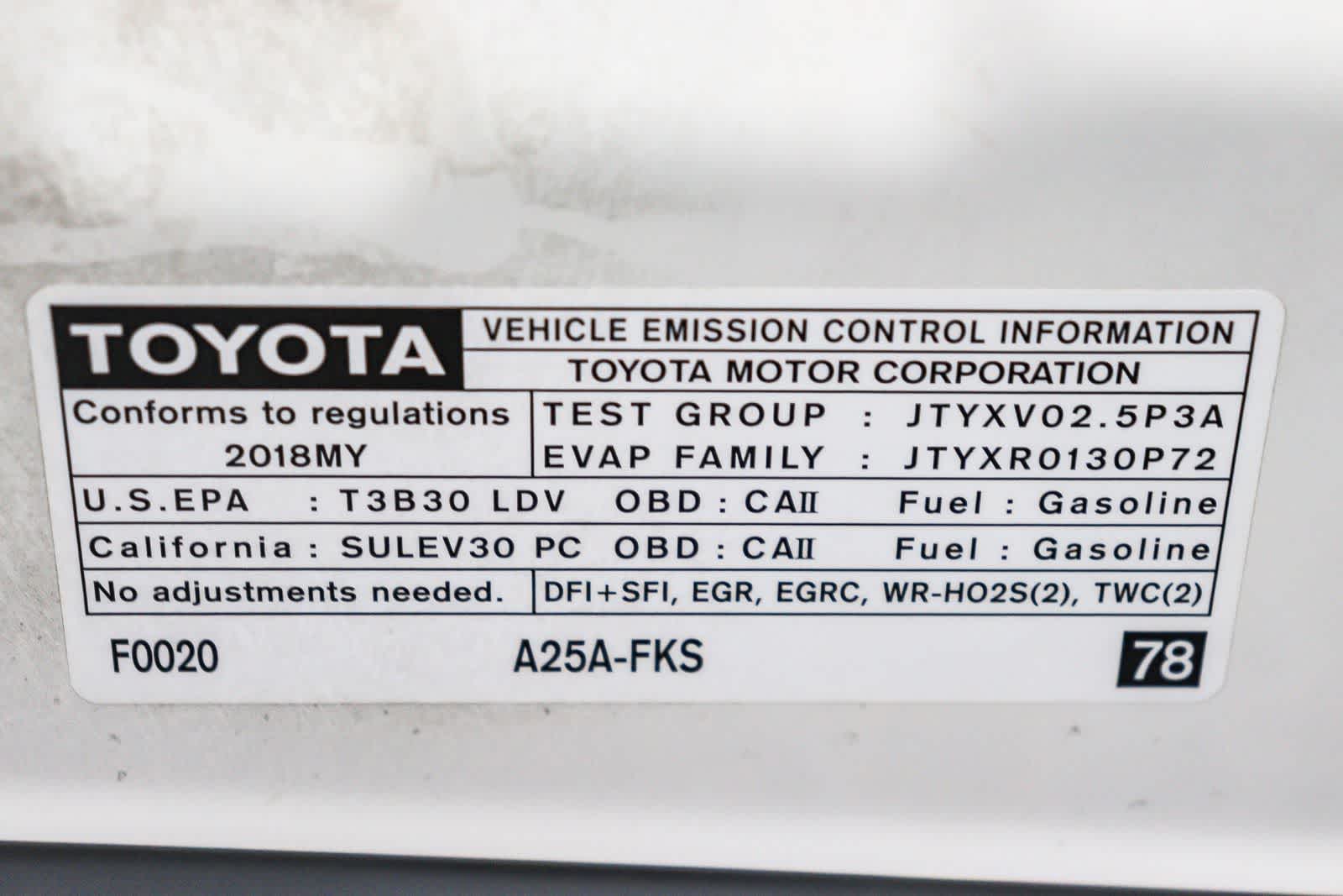 2018 Toyota Camry LE