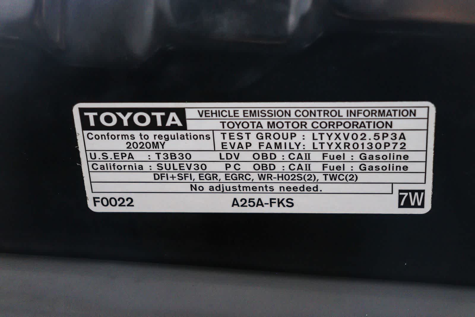 2020 Toyota Camry LE