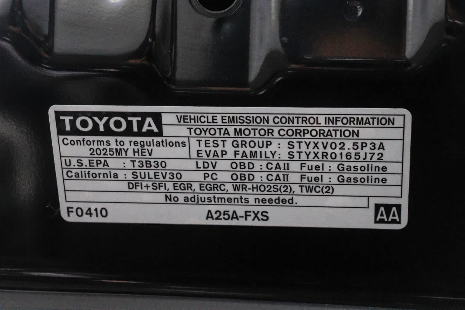 2025 Toyota Camry LE