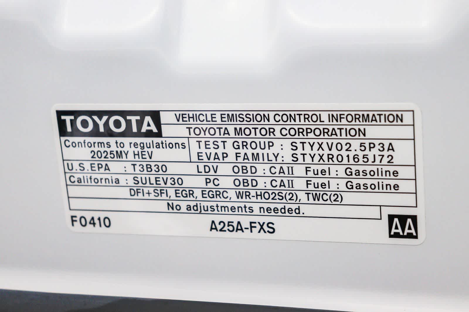 2025 Toyota Camry SE