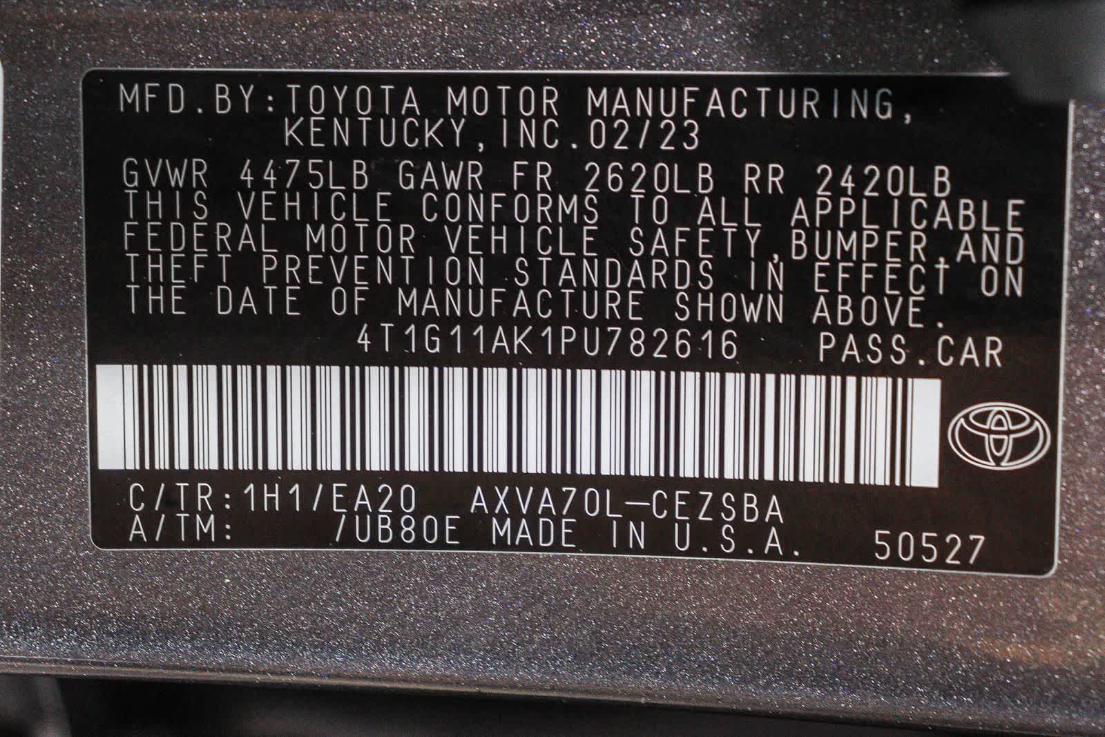 2023 Toyota Camry SE