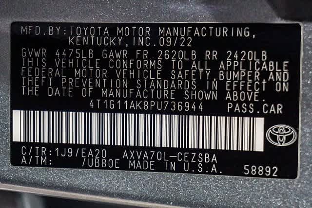 2023 Toyota Camry SE