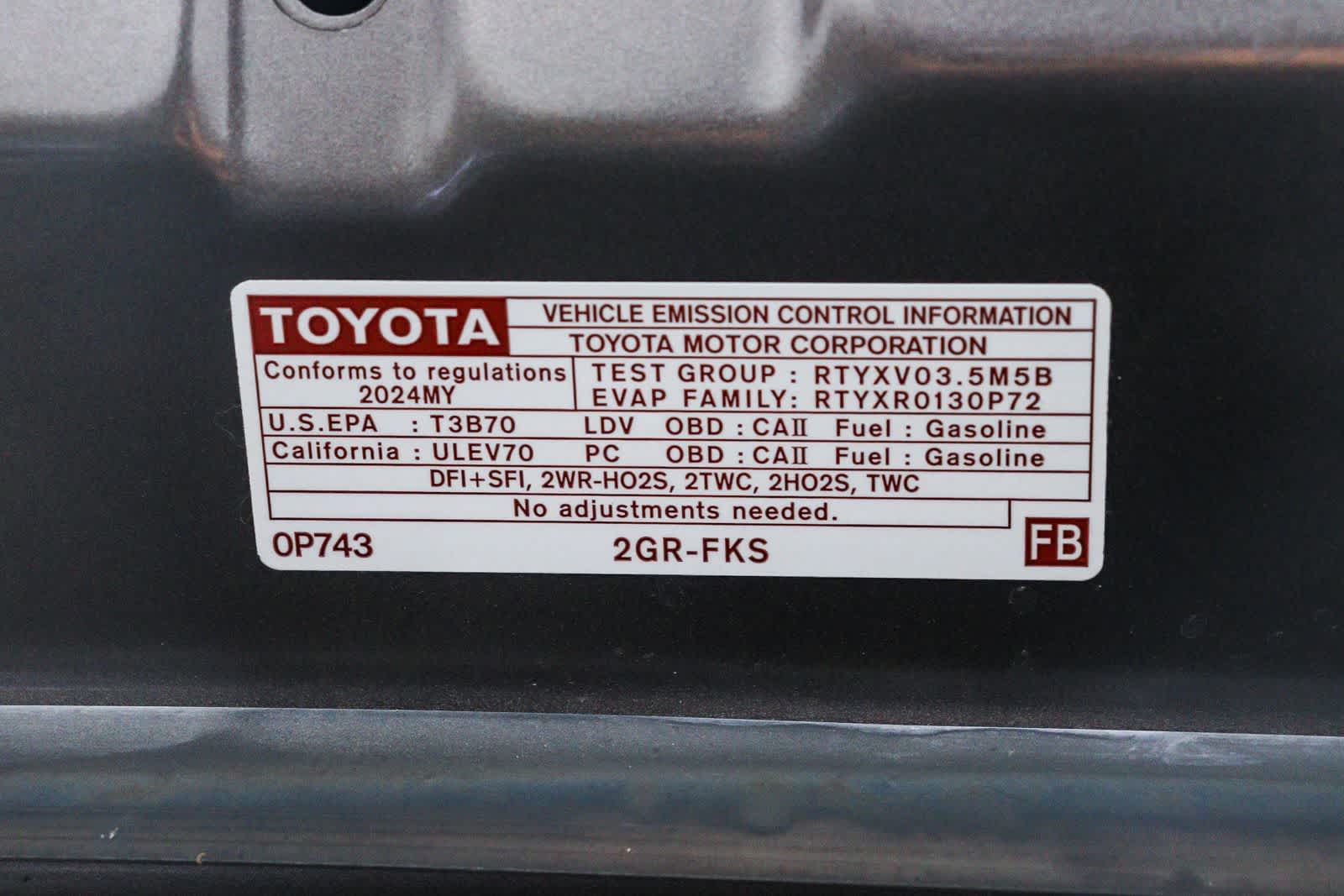 2024 Toyota Camry XSE V6