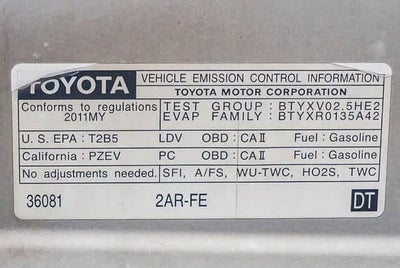 2011 Toyota Camry LE