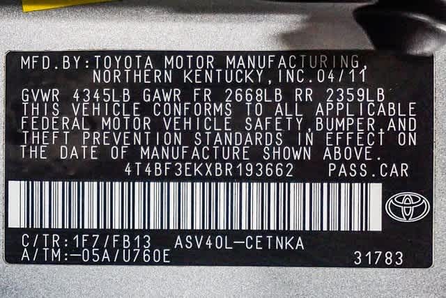 2011 Toyota Camry LE