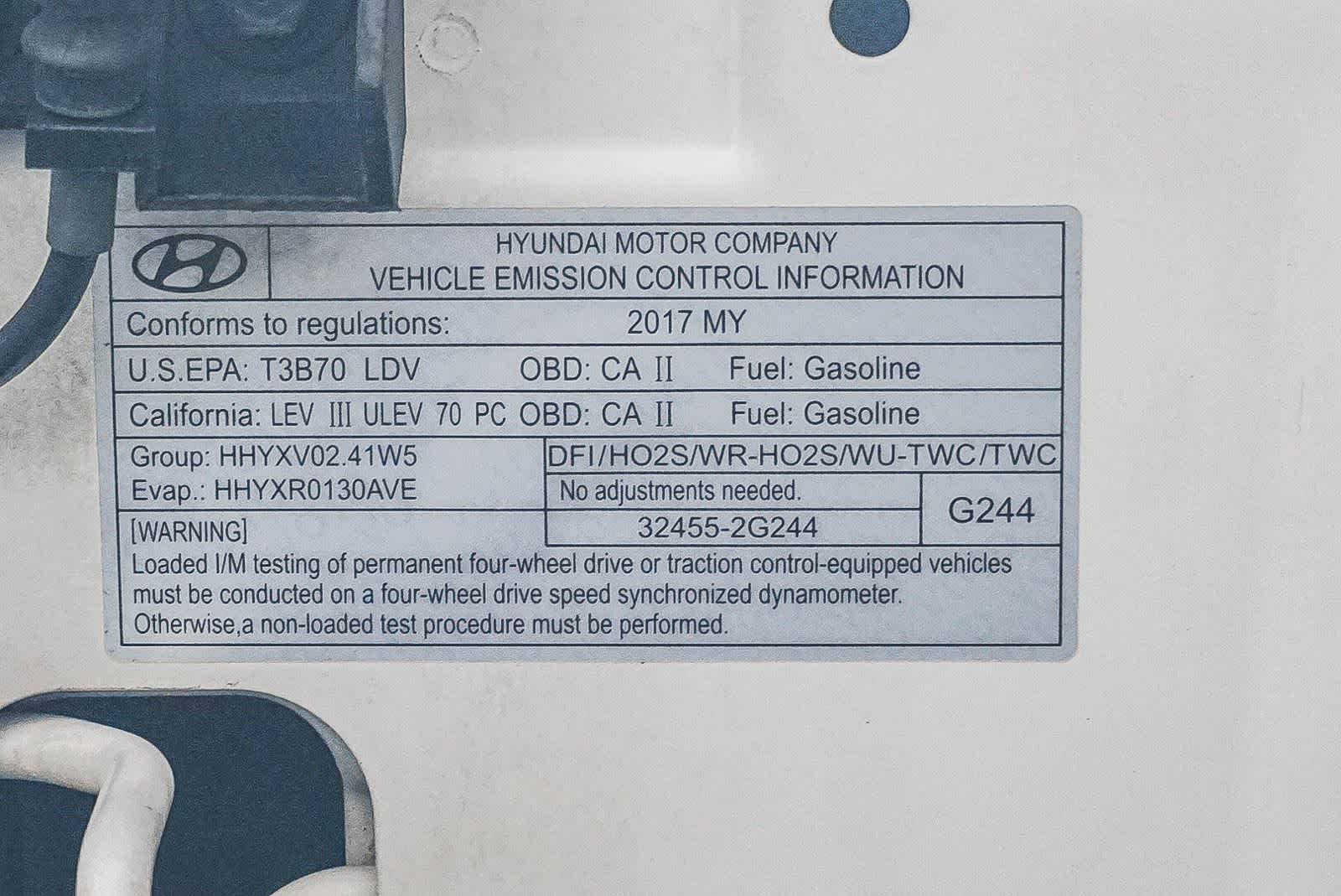 2017 Hyundai Santa Fe Sport 2.4L