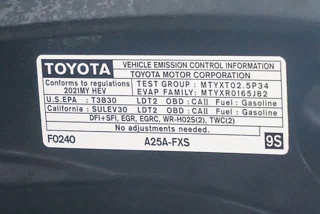 2021 Toyota Highlander Hybrid XLE