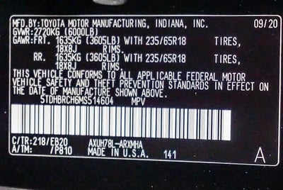 2021 Toyota Highlander Hybrid XLE