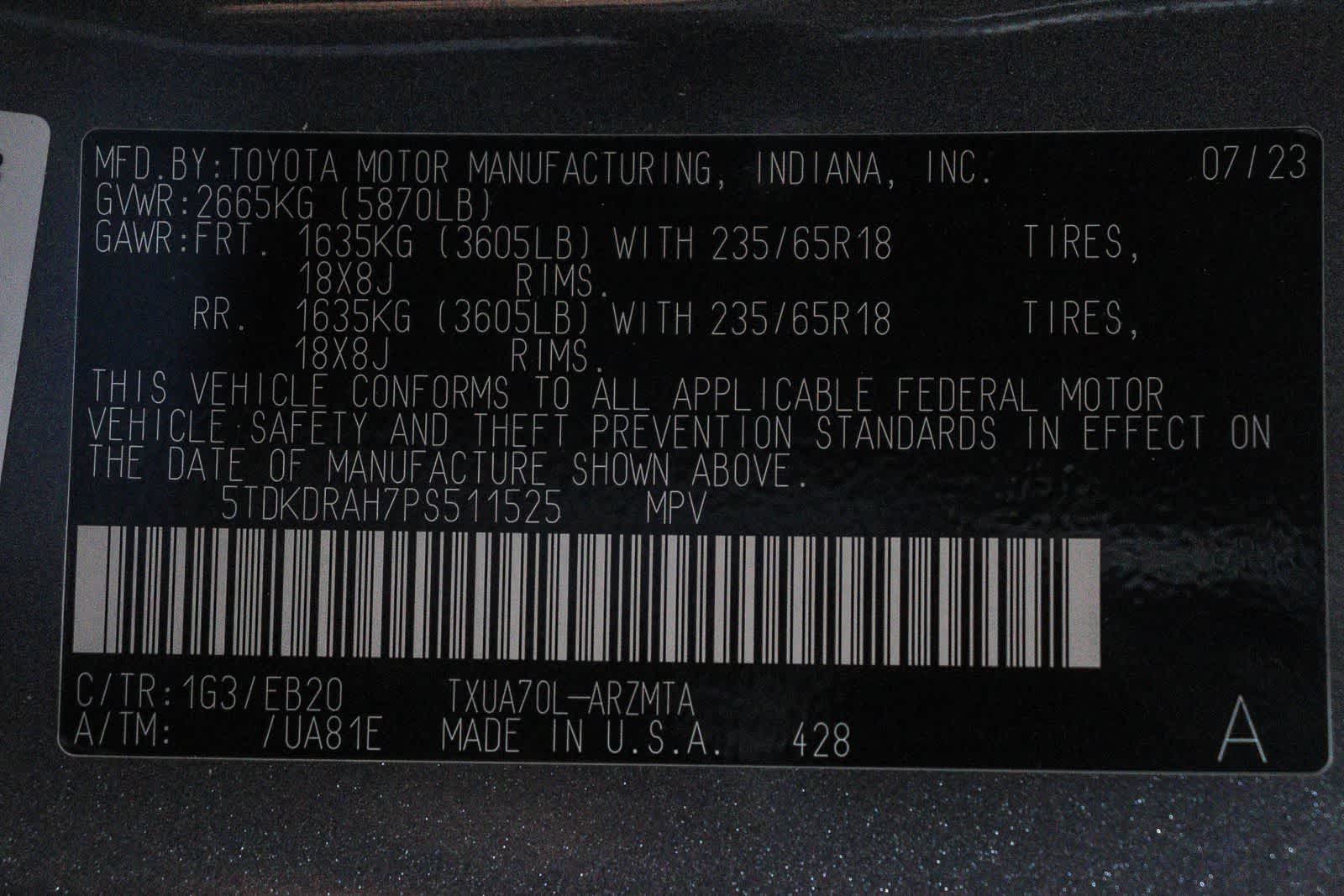 2023 Toyota Highlander XLE
