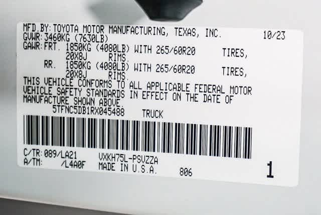 2024 Toyota Tundra Platinum Hybrid