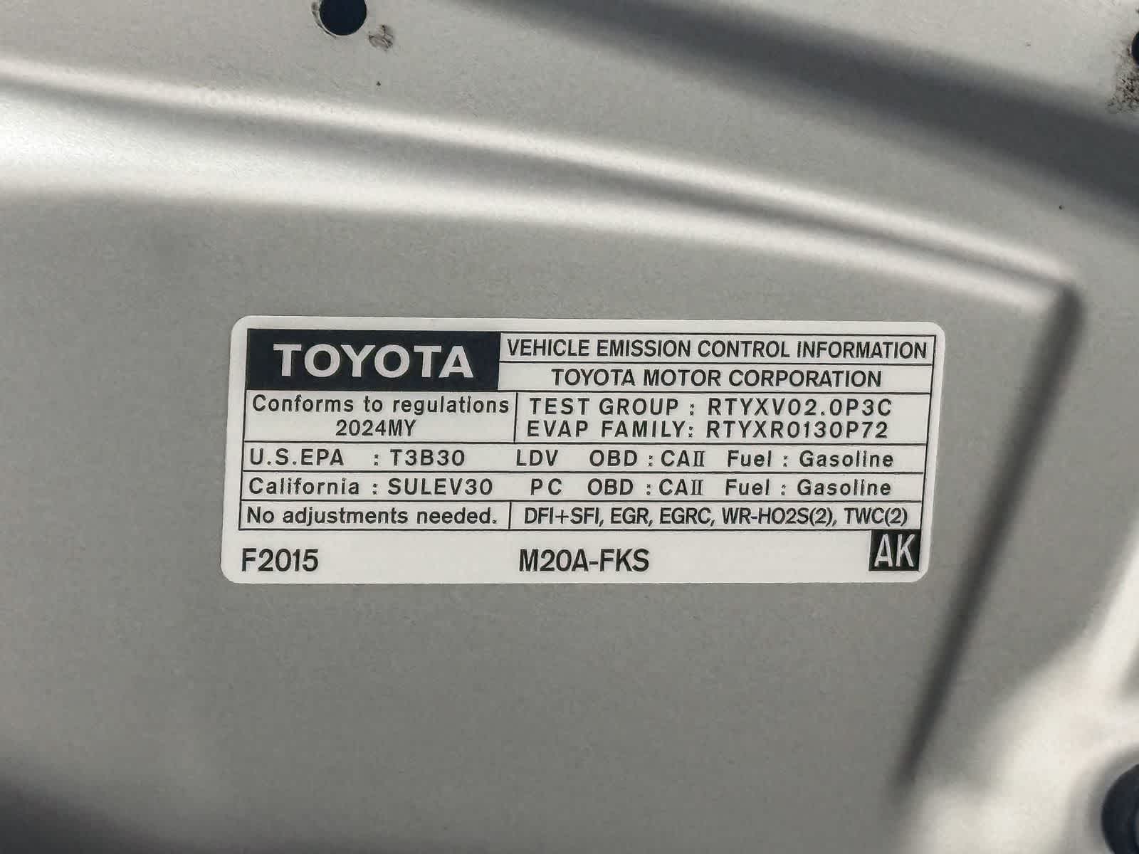 2024 Toyota Corolla LE