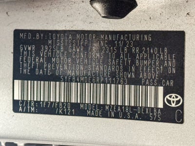 2024 Toyota Corolla LE