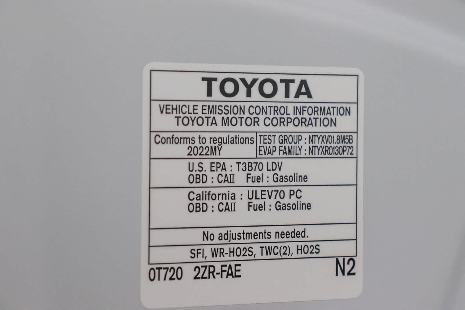 2022 Toyota Corolla LE