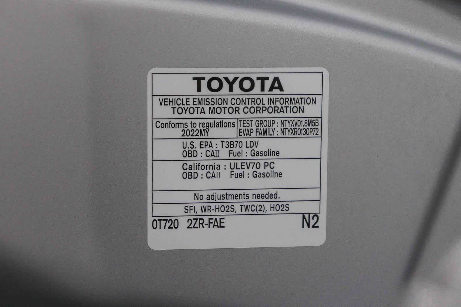 2022 Toyota Corolla LE