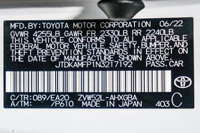 2022 Toyota Prius Prime XLE