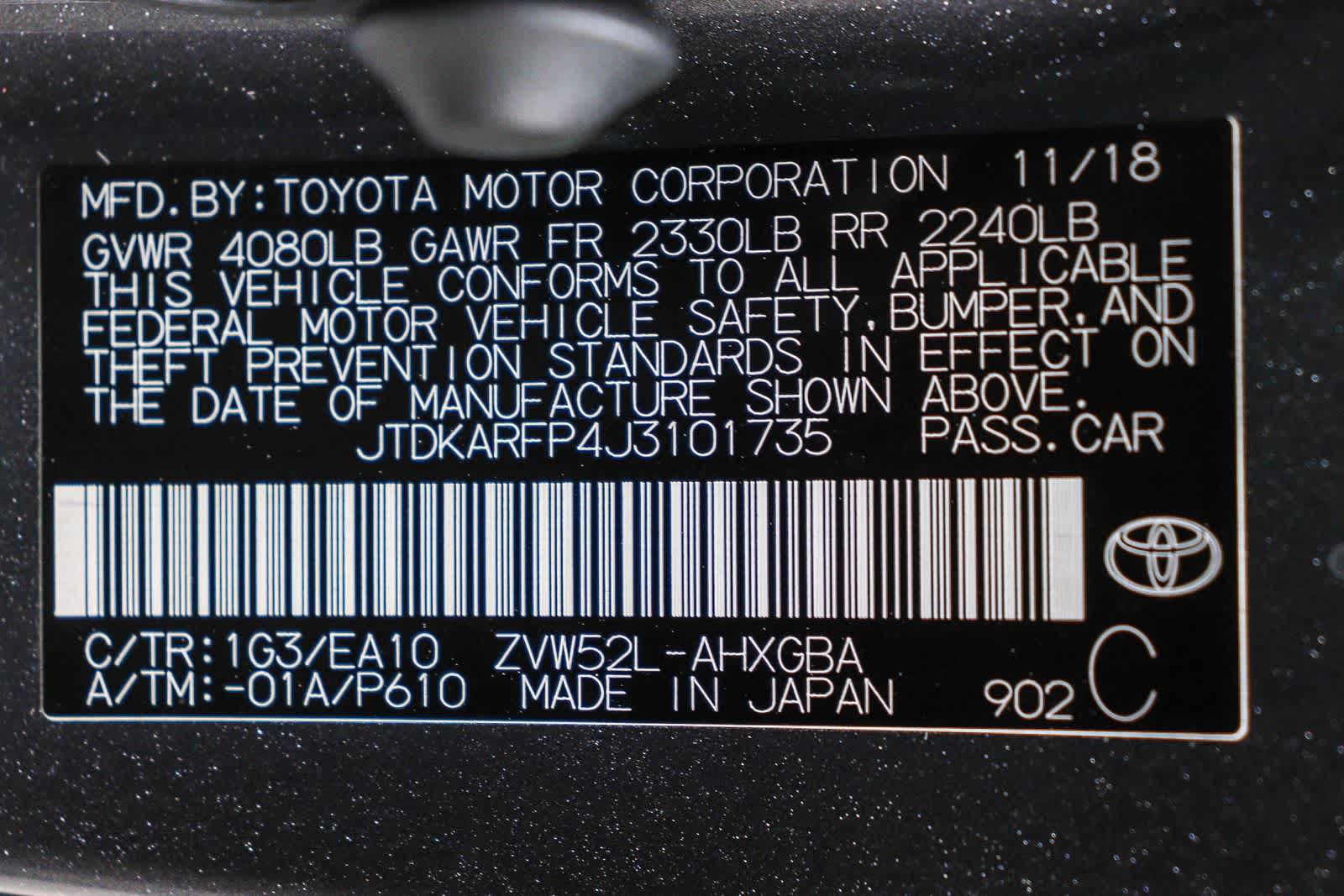 2018 Toyota Prius Prime Premium