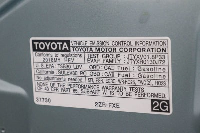 2018 Toyota Prius Two