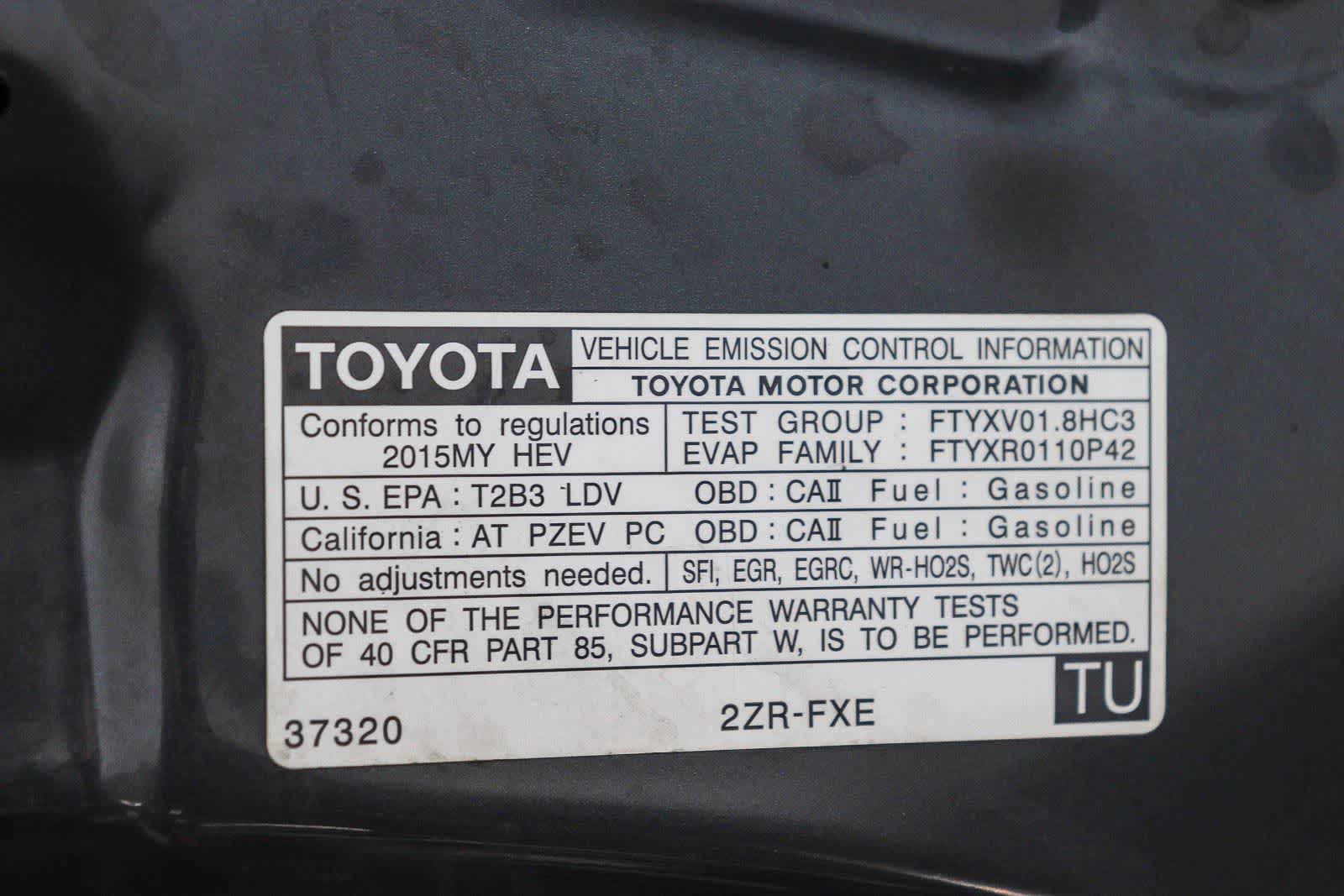 2015 Toyota Prius Three