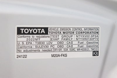 2022 Toyota Corolla SE