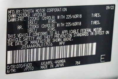 2022 Toyota Venza LE