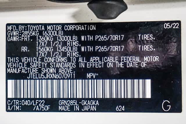 2022 Toyota 4Runner TRD Pro