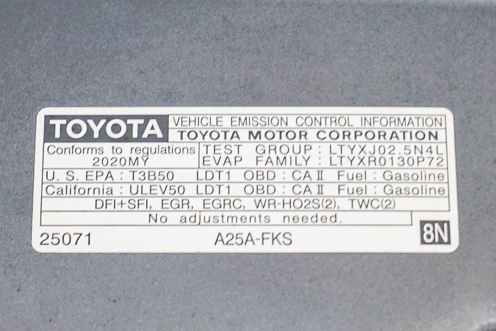 2020 Toyota RAV4 XLE