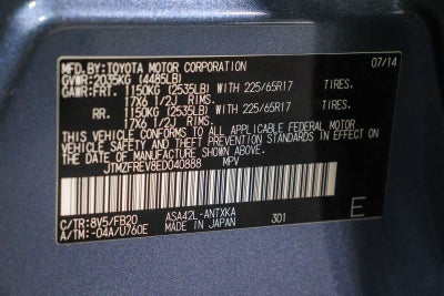 2014 Toyota RAV4 LE
