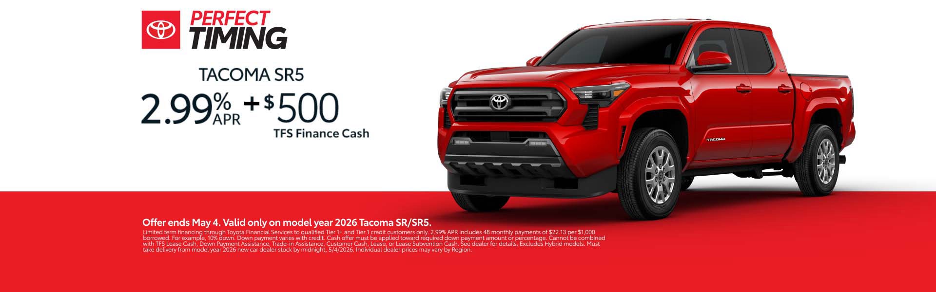 Toyota, Tacoma, Cash, APR