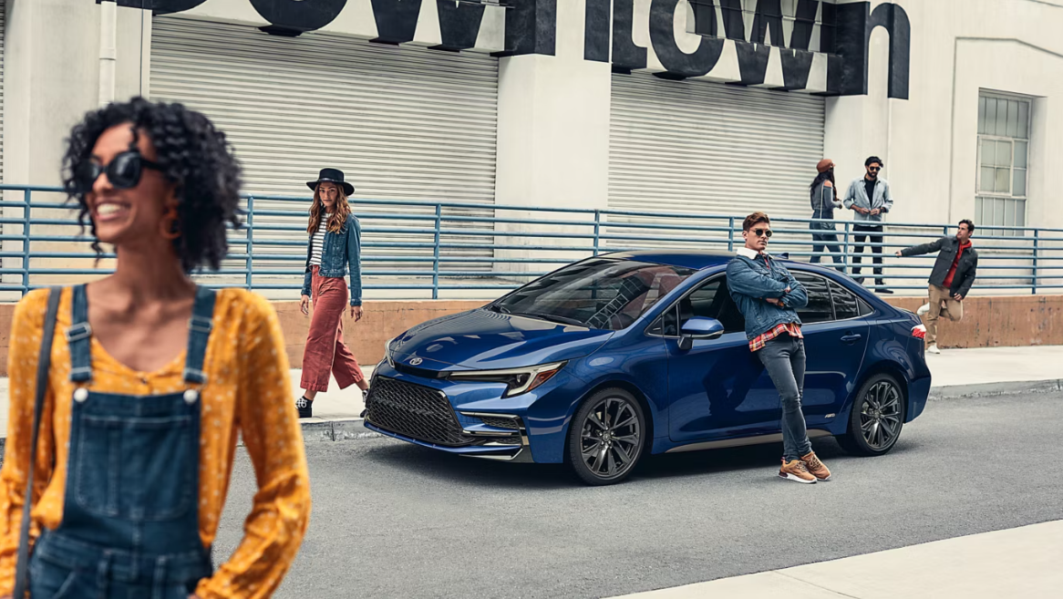 Exterior of a 2026 Toyota Corolla
