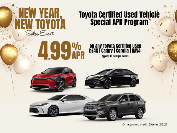 Toyota Certified Used Vehicle Special APR Program